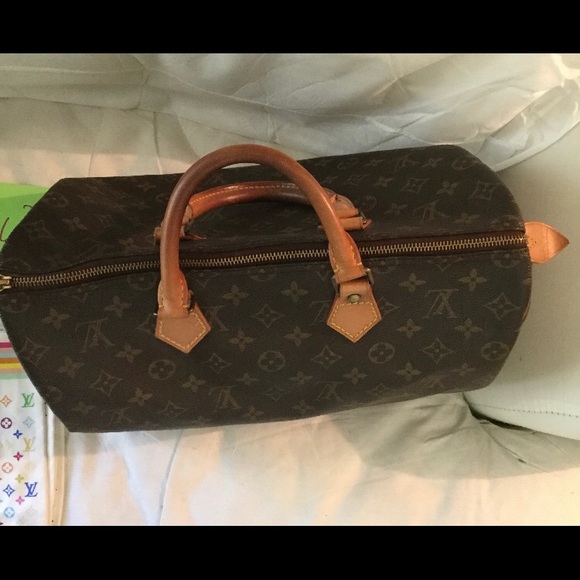 Louis Vuitton Speedy 35 and organizer - Picture 2 of 8
